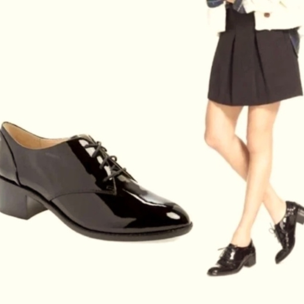 Louise et Cie Black Patent Leather Loafers